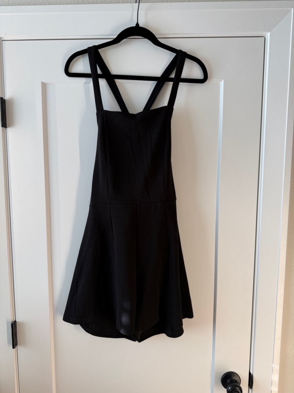 silence + noise Black Strappy Romper